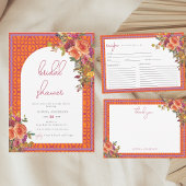 Flora und Fauna Modernes Brautparty Mimosa Bar Poster