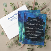 Moderne Himmelsgalaxie UAWG RSVP Karte (Personalisieren Sie die Kollektion dieses unabhängigen Creators. Test)