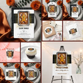 Modernes Lebkuchen in Pan Baby Dusche Einladung