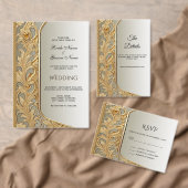 Modernes Gold Verziert Einladungsbanderole (Personalisiere diese Kollektion eines unabhängigen Creators.)