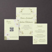 Moderne grüne botanische Save-the-Date-Karte Save The Date (Personalisiere diese Kollektion eines unabhängigen Creators.)