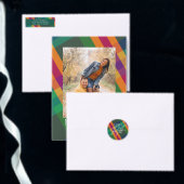 Juwel-Ton-Karomuster Geschenkpapier (Personalisiere diese Kollektion eines unabhängigen Creators.)