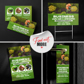 Moderne Rasenpflege und Landschaftsschutz Flyer