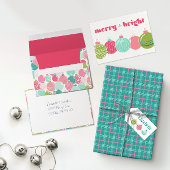 Merry + Bright Holiday Paper Plate Pappteller