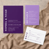 Moderner Lavendel Minimal Runder Aufkleber (Personalisiere diese Kollektion eines unabhängigen Creators.)