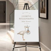 Baby Sprinkle Minimal Wasserfarbe Babydusche Einladung