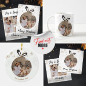 Moderne Minimalistische Weihnachtsfamilie Runder Aufkleber