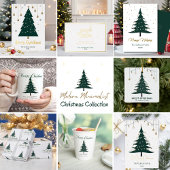 Modernes Minimalistisches Weihnachtsgeschenk Runder Aufkleber