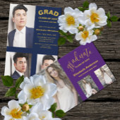 Minimalistischer Abschluss mit 3 Fotos Foliendrucke