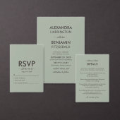 Modern Minimalist Wedding | Sage Green seating Sockelschild (Personalisiere diese Kollektion eines unabhängigen Creators.)