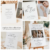 BLAIR Moderne Bohemische Hochzeitssitze Poster