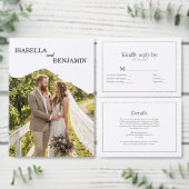 Hochzeitsvorlage mit individuellem Bild editierbar Tischnummer (Personalisiere diese Kollektion eines unabhängigen Creators.)