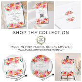 Rosa Brautparty Einladung