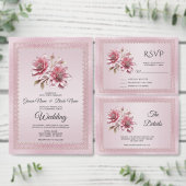 Moderne rosa Blume Sandstone Untersetzer (Personalisiere diese Kollektion eines unabhängigen Creators.)