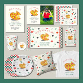 Slice Fun Moderne Pizza Geburtstagsparty Einladung