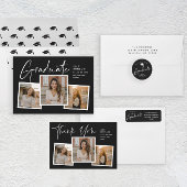 Moderner Abschluss für Drehbuch-Graduate Einladung