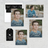 Moderne Script-Abschluss-Klasse Serviette