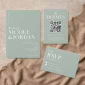 Moderne einfache, schicke Weihnachtsfeier Grüne Ho Einladung (Personalisiere diese Kollektion eines unabhängigen Creators.)