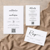 Einfache Schlichte White-Elegant-Script-Hochzeit Tischnummer (Personalisiere diese Kollektion eines unabhängigen Creators.)