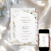 Modern Spring Bridesmaid Personalized Name Tasche