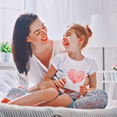 Liebe für die Mama Keramik Ornament