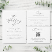 Moderne romantische Delikatessen Hochzeitsfeier Programm (Personalisiere diese Kollektion eines unabhängigen Creators.)