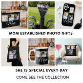 Mama hat Skript Schwarz 3 Foto Geschenk Spielkarten