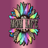 Rainbow Leopard Mama Stern-Aufkleber