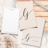 Chic Calligraphy Business Service Blush-Preisliste Sockelschild