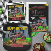 Monster Jam - Zombie Geburtstag Karte