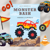 Monster Truck Boy Geburtstagsparty Serviette