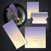 Mood Minimalistisch Wedding Indigo ID741 Einladungsbanderole