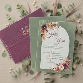 Romantischer Herbstblumenmuster-Aufkleber Runder Aufkleber (Personalisieren Sie die Kollektion dieses unabhängigen Creators. Test)
