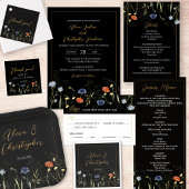 Düster-wilde Blumen Boho-Botanische Hochzeit Tischnummer