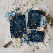 Moonlit Starflower Wedding Dankeskarte