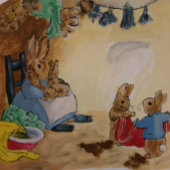 Peter-Rabbit-Muttertagskarte Karte