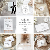 Mr. und Mrs. Acrylic Wedding Welcome Sign Acrylschild