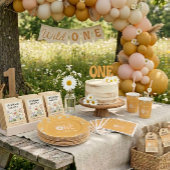 Senf-Daisy-Wild-One 1. Geburtstag Geschenktütchen