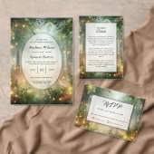Mystic Forest Meadow Magic RSVP Karte (Personalisiere diese Kollektion eines unabhängigen Creators.)
