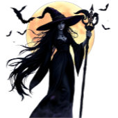 Mystische Hexe unter Vollmond Leggings