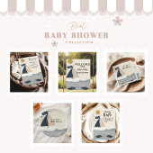 Babydusche für Nautical Boat Serviette
