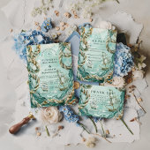 Nautical Rope Voyage Wedding Einladung