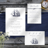 Hochzeitspass Schiffsanlegestelle Destination Hoch Einladung