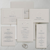 Imitats Embossed Boat Helm Coastal Hochzeit Vielen Dankeskarte