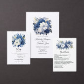 Hochzeit von Seestreitkräften und Weißblütenblumen Fächer (Personalisiere diese Kollektion eines unabhängigen Creators.)