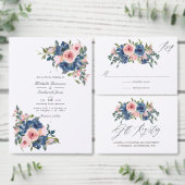 Hochzeitsfeier mit Wasserfarbe und Blütenblüte Tischnummer (Personalisiere diese Kollektion eines unabhängigen Creators.)