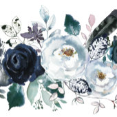 Blue Bouquet Vertikal 3,5" x 5" Tablecard Tischnummer