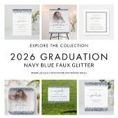 Haushaltsplan 2024 Abschluss Blue Glitzer Black An