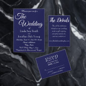 Navy Blue Simple Heart Wreath Monogram Wedding Pappteller (Personalisiere diese Kollektion eines unabhängigen Creators.)