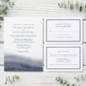 Navy Tides Tischnummer Card (Personalisiere diese Kollektion eines unabhängigen Creators.)